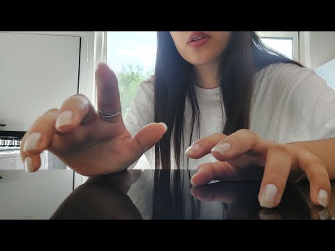 Asmr table and camera tapping 🤍
