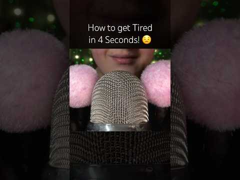 How to get Tired in 4 Seconds! ✨ #asmr