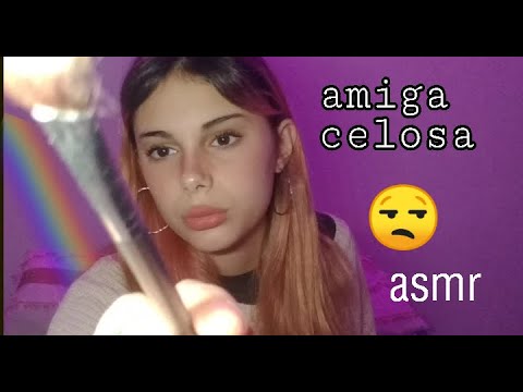 ✨ASMR~Amiga celosa te maquilla || Role Play // jaz. P