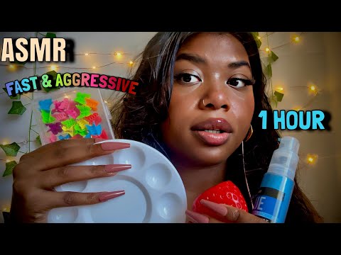 ASMR FAST AND AGGRESSIVE TRIGGER ASSORTMENTS + MOUTH SOUNDS 