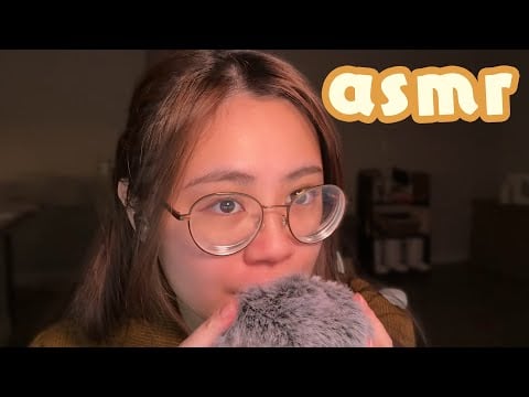 ASMR Pure Fluffy Mic Cover Sounds 🌊💤| Slow whispers, visual triggers, and rambling (of course)