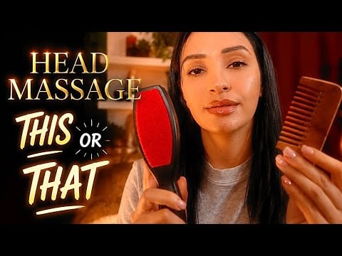 ASMR Head Massage But You Choose the Triggers