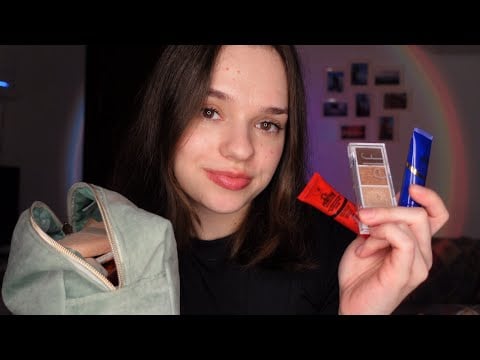ASMR my makeup collection | custom video for anonymous (soft spoken)