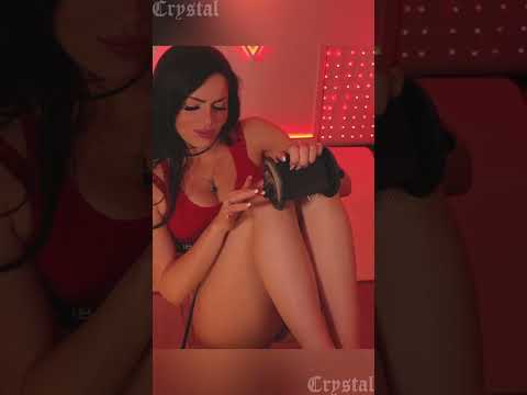 red outfit nail tapping asmr