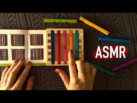 😴 ASMR - Wooden Sticks Puzzle (1) - Clicky Whispering