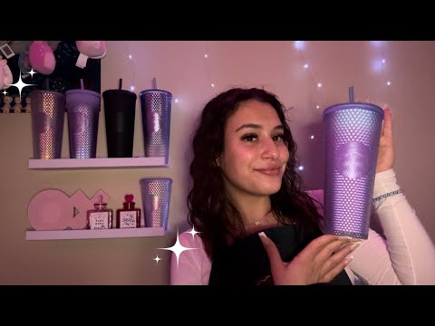 ASMR Sweet Starbucks Employee Sells Your Their Cups☕️💜