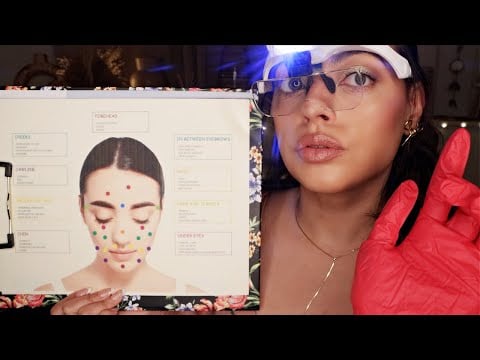 ASMR| Face Mapping Skin Analysis Consultation Roleplay (PERSONAL ATTENTION)