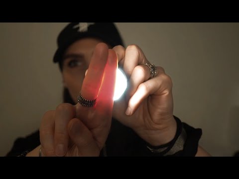 [ASMR] 👉🏼 Poking your face to a DEEP SLEEP using my Hands & Lights ✨ (LIGHT TRIGGERS)