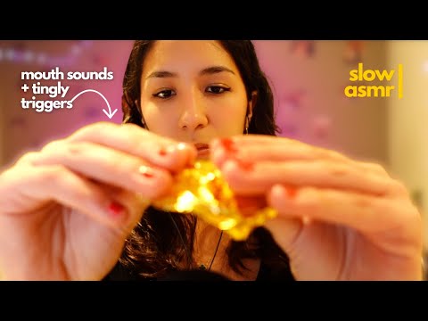 asmr lento y cosquilloso | MOUTH SOUNDS para DORMIR 😴