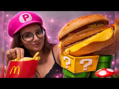 Mukbang comendo McDonald's do Mario #mukbang #mukbangbrasil