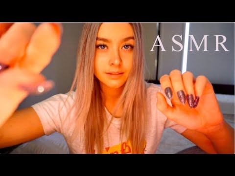 ASMR Plucking Away Your Negative Energy | Finger Fluttering | Mouth Sounds