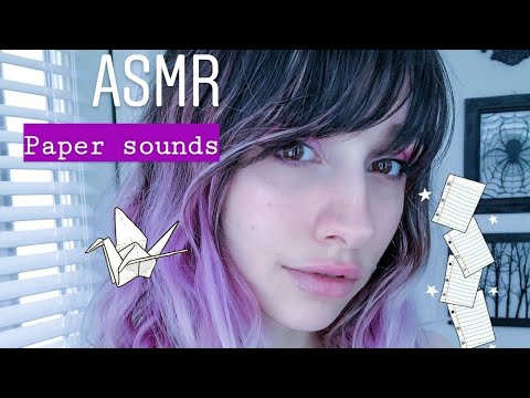 *asmr* Paper Tearing Sounds (whispered)