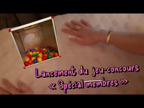Asmr français : Lancement du jeu concours 《 Spécial Membres 》🍀🍀🍀 conditions en description. 