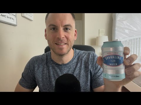 ASMR Drinking Sparkling Water || Soft Spoken and Mouth Sounds for Relaxation || Love, Live, ASMR