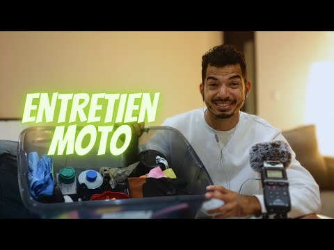 ASMR Présentation produits d'entretien moto
