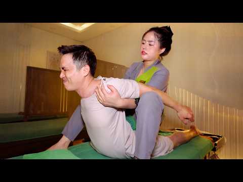 ASMR 🔥 Intense Full Body Massage - She’s a Real Stress Buster!