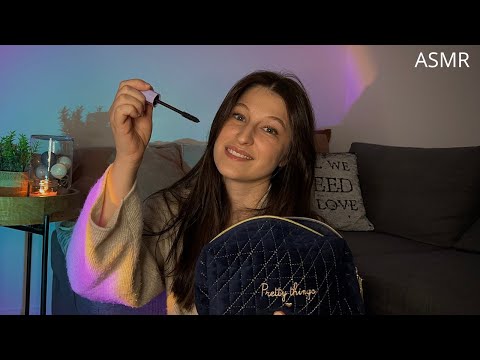 ASMR FR - MA TROUSSE DE MAQUILLAGE ( je m'en sers sur toi)