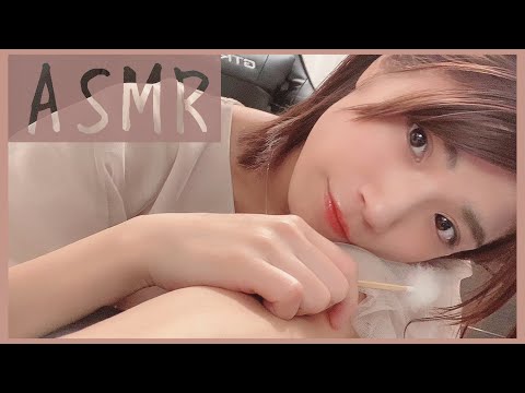 【ASMR LIVE】年上のお姉さんの初めての耳かき。「痛くない？気持ちいい？」耳かき、オノマトペ、炭酸..ear cleaning ,onomatope ,water bubble【バイノーラル】