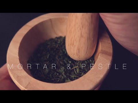 ASMR Mortar and Pestle 5 Triggers (No Talking)