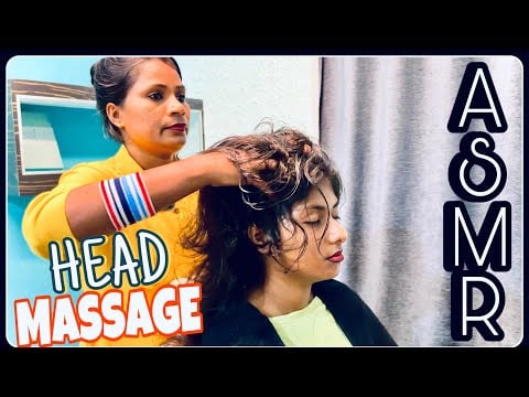 Infinity ASMR 💆🏻‍♀️ HEAD MASSAGE IS THE BEST THING FOR DEEP SLEEP | Relaxing Indian Massage By RINKI