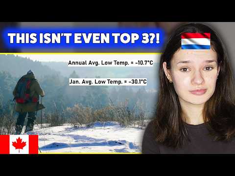 European Reacts to the Coldest Cities in Canada ❄️🇨🇦