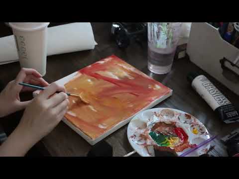 ASMR Painting no talking  | Cloveress ASMR