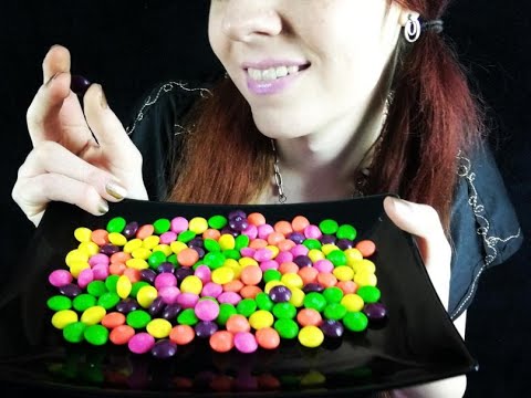 ASMR | CRAZY SOURS SKITTLES (No Talking) | Eating Sounds