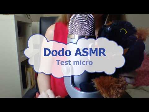 [ASMR français] Je teste le nouveau micro avec dodo