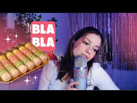 ASMR 💖: on discute proche du micro + dégustation de macarons ! (live n°17)