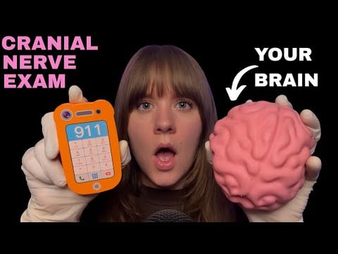 ASMR Fast 20 Minute Cranial Nerve Exam 👩‍⚕️🧠 (soft spoken)