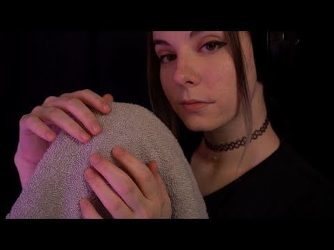 ASMR | extra gentle Towel Scratching & Howling Wind Blowing - no talking, Ambience White Noise