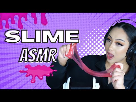 PLAYING WIHT SLIME ASMR