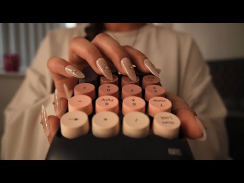 [ASMR] Tapping & Scratching On Brown Triggers Whispered 🍂 