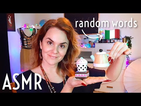 Learn Italian in ASMR 🇮🇹 Random Words, Soft spoken, Tingly / Lesson 3