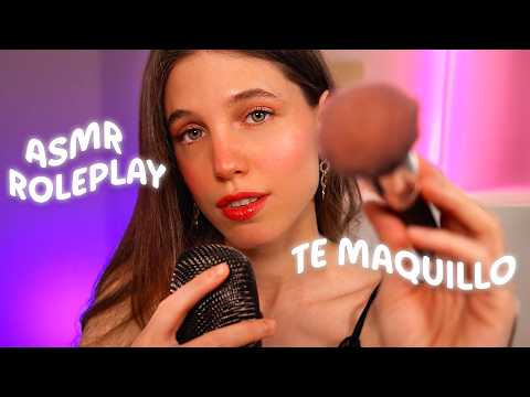 ASMR te MAQUILLO hasta que te DUERMAS... 💄🌙✨ (Roleplay en español)