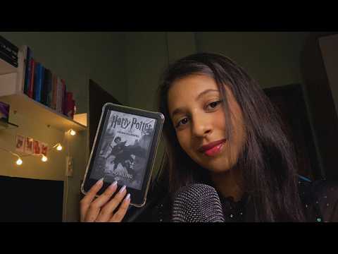 ASMR: LEITURA PARA SONO PROFUNDO (lendo Harry Potter 🧙‍♀️)