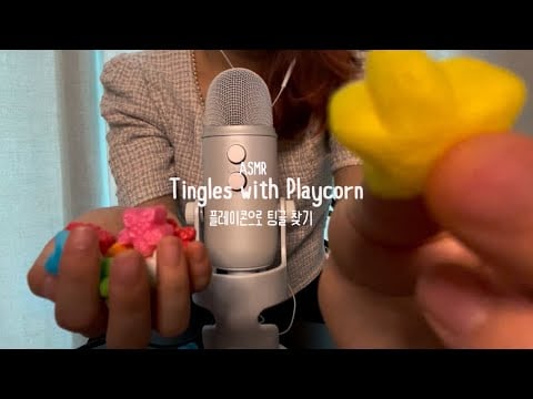 [ASMR] 팅글돋보기 #1 플레이콘으로 팅글 찾기🔎 Tingles with Playcorn
