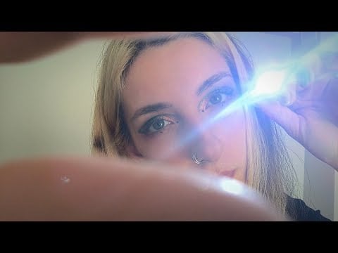ASMR Quick Eye Inspection 🔍 Light, Cardboard Tube - Personal Attention 💓 LoFi 