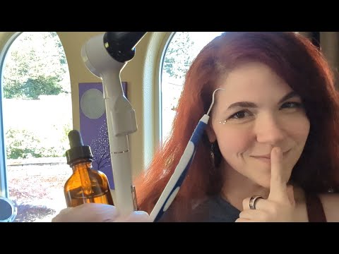 ASMR - Intense Ear Cleaning Roleplay - No Talking - Picks, Dropper Bottle, Gloves, Mic Scraping