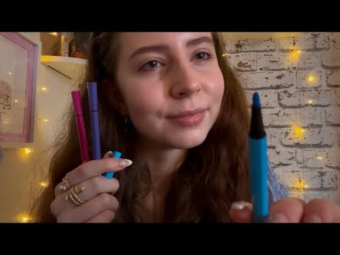ASMR | Colouring in your face 🌈 (Intense Tingles and Personal Attention)