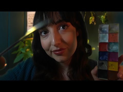 ASMR Cleaning & Painting in Your Aura (Rain Sounds) Sleep Aid