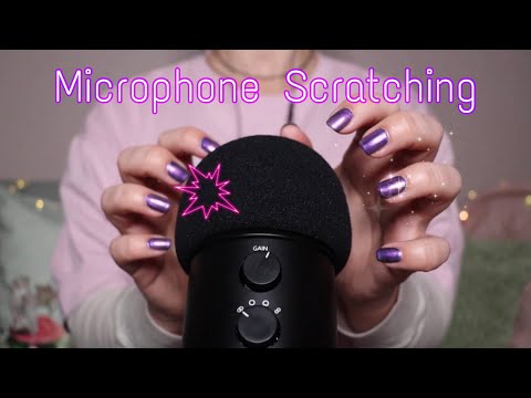 ASMR - Microphone Scratching (With & Without Windscreen) [No Talking]