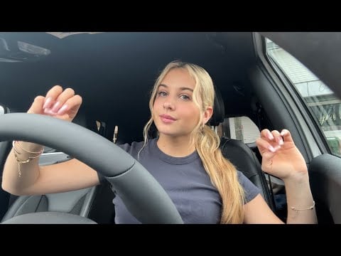 ASMR Car Rambles and Tapping 🌙 Whispering