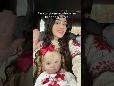 PASA UN DÍA CONMIGO EN LA CALLE CON MI BEBÉ REBORN ADENAY