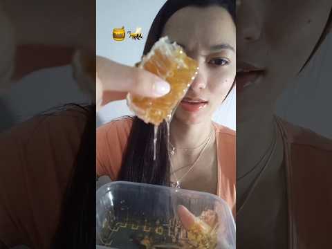 melzinho de abelha 🐝✨️ #asmr #favodemel #mel #relax