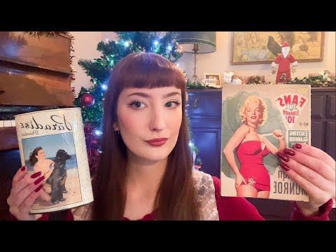 * Re-upload * ASMR ~ festive vintage haul, magazines, jewellery🎄