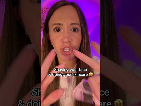 ASMR Shaving Your Hairy Face
