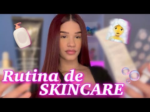 Asmr Mi rutina de SKINCARE para tener una PIEL BONITA
