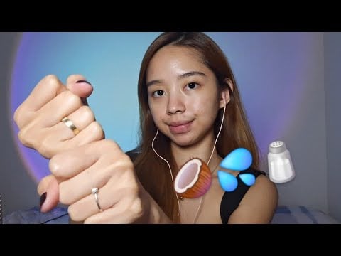 ASMR Coconut Rain 🌧️🥥 Salt & Pepper 🧂