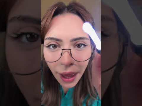 ASMR FAST FACE EXAM 💤🥱 #asmr #shorts
